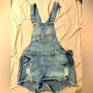 Refuge overall shorts